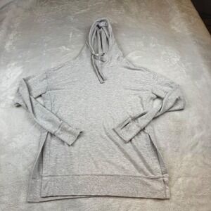 Active Life Heather Gray Hoodie Pullover Drawstring Thumb Hole Small‎ SM